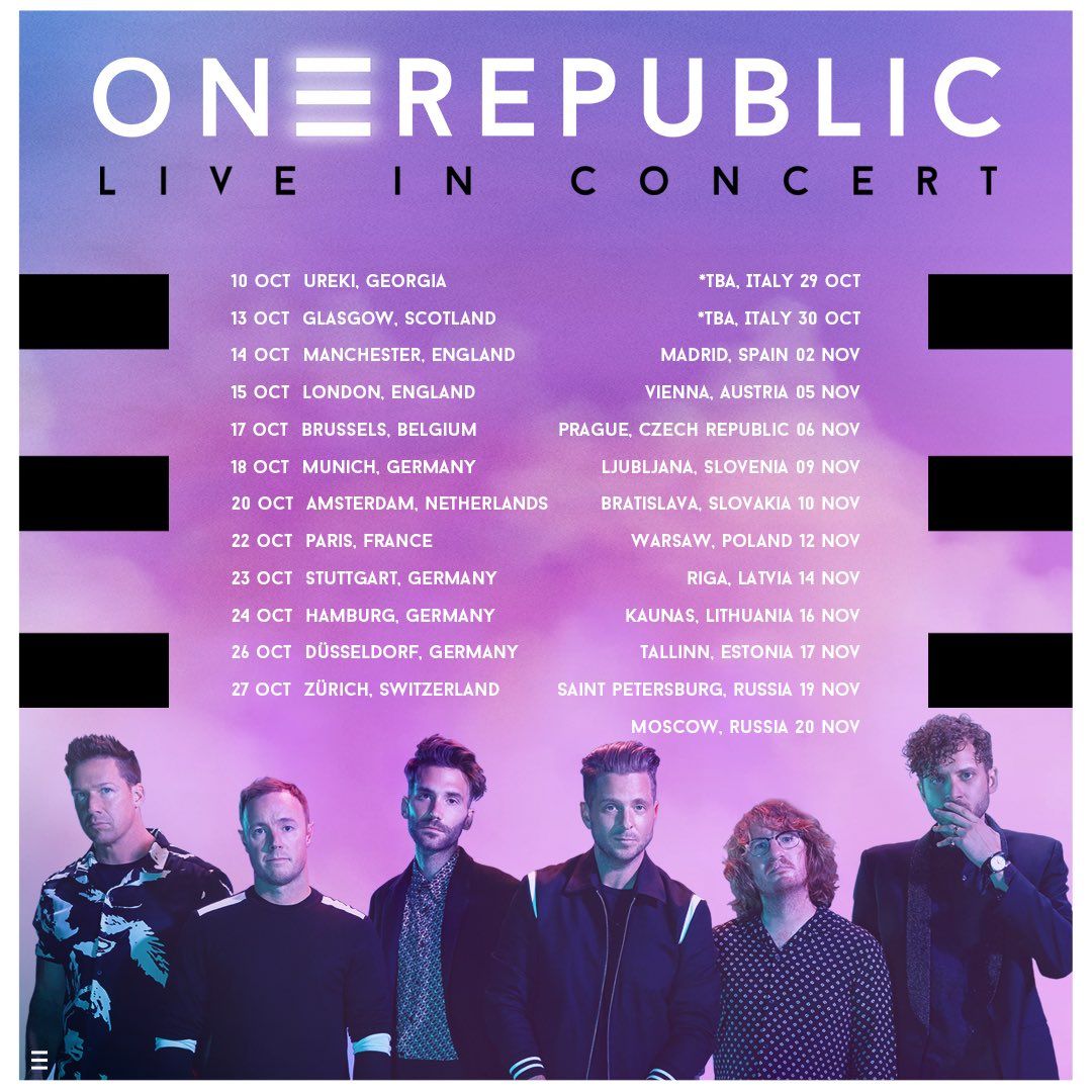 OneRepublic Zürich Tickets, 10 November | Event in Zürich | AllEvents