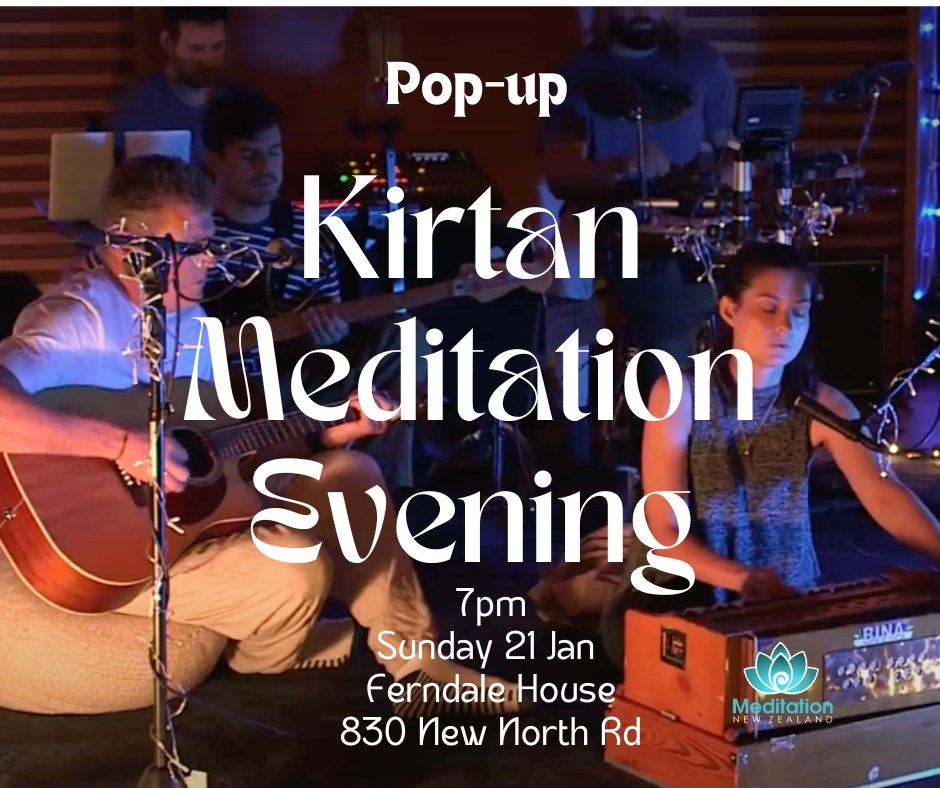 Kirtan Meditation, Ferndale House Main Room, Auckland, January 21 2024