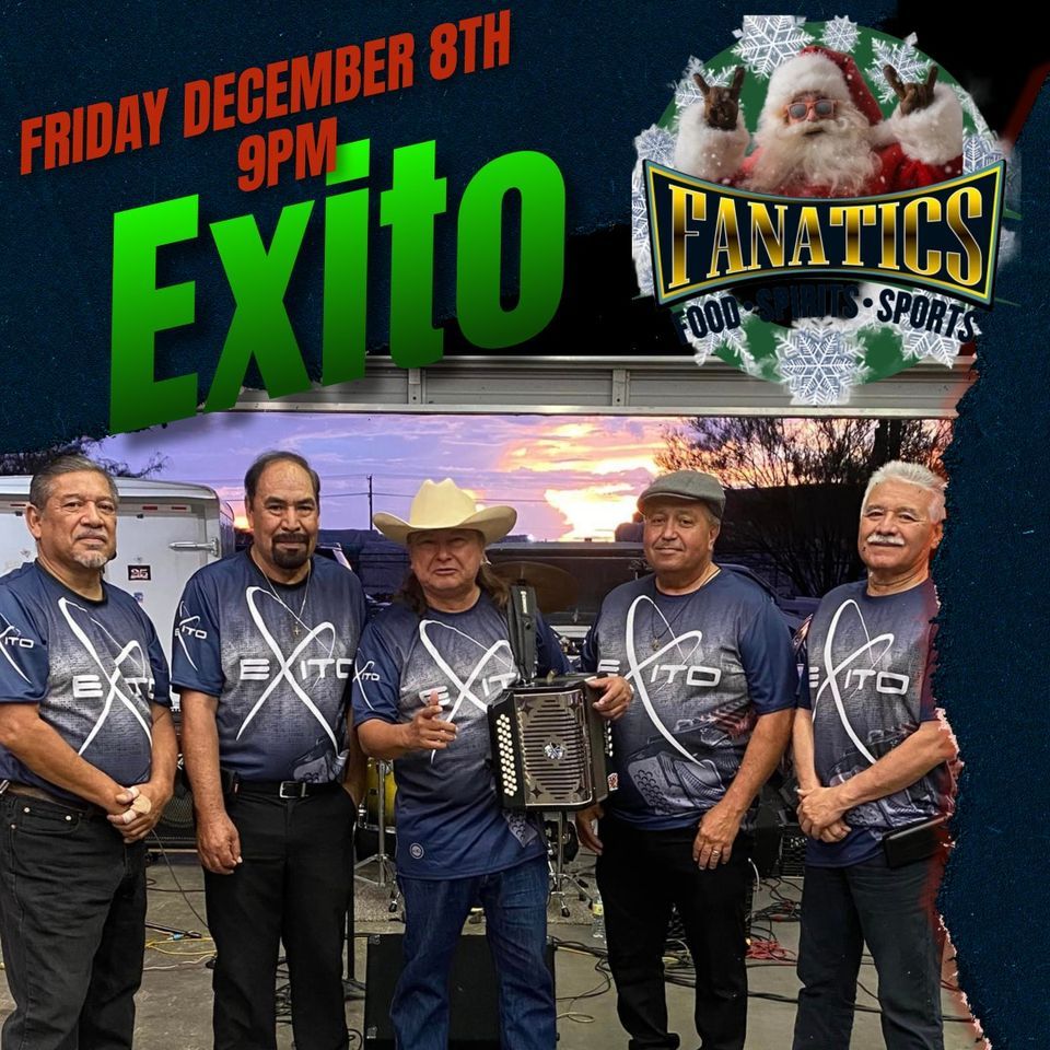EXITO BAND , Fanatics Sports Bar & Grill, El Paso, December 8 to