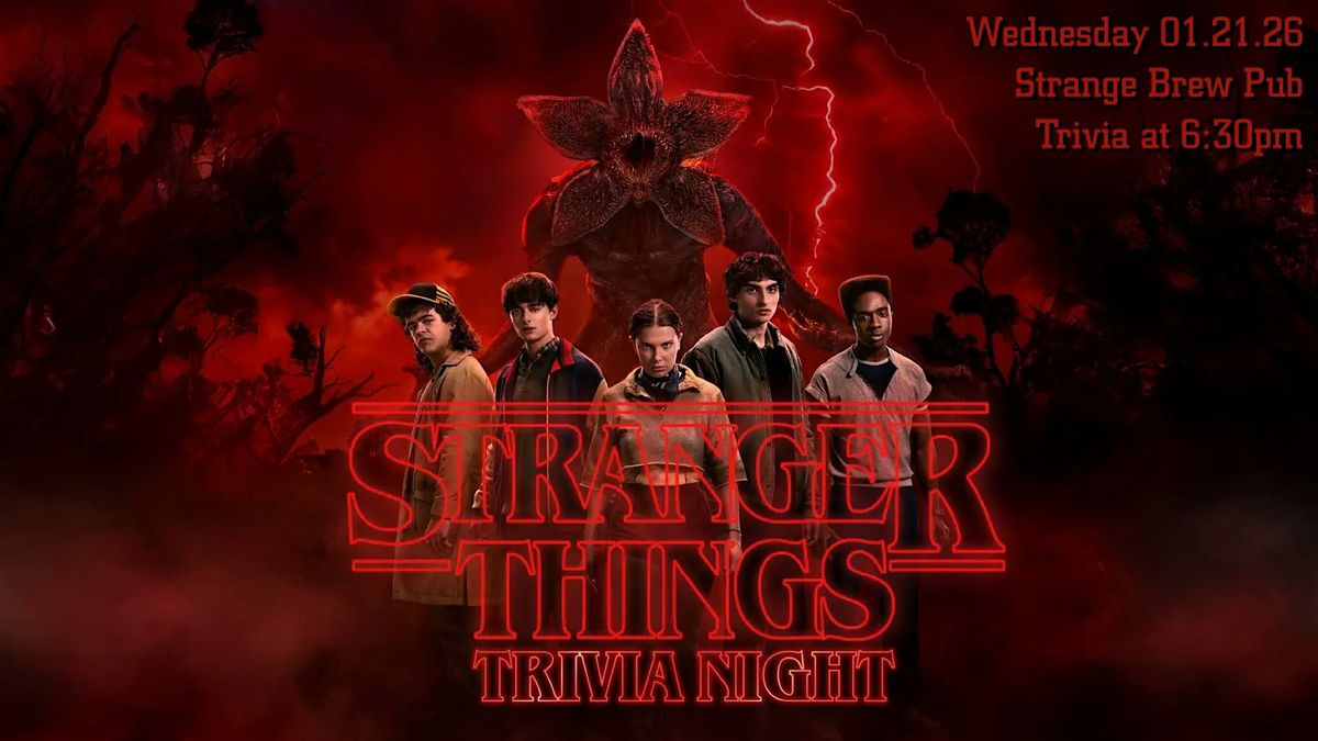 Stranger Things Trivia Night, 21 January | Event in Norwich | AllEvents