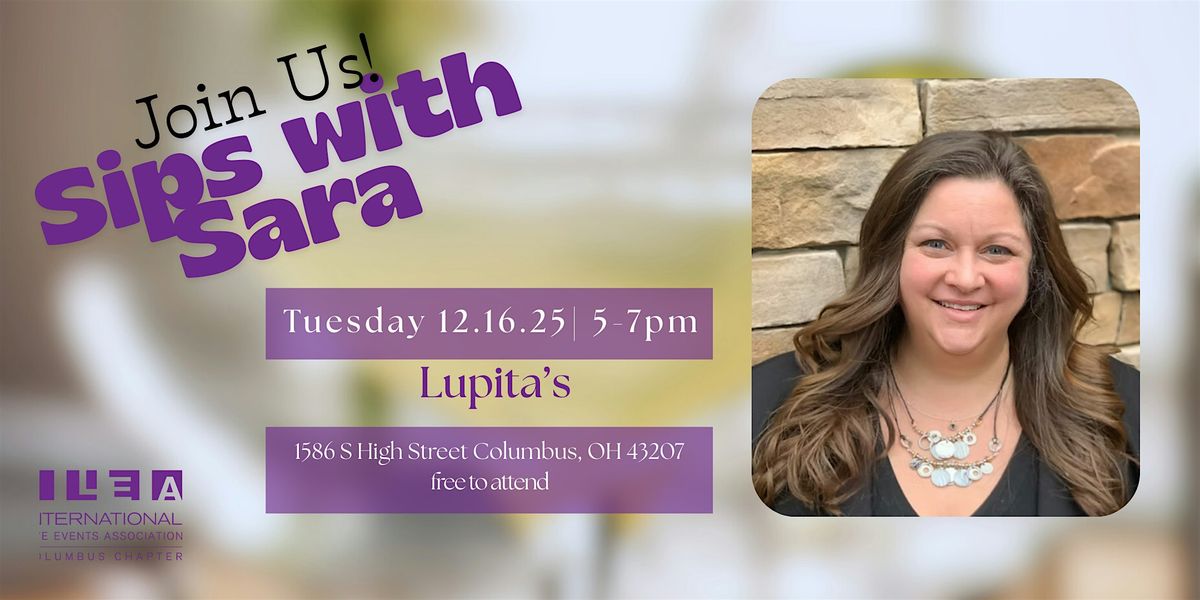 Sips wih Sara, 16 December | Event in Columbus | AllEvents