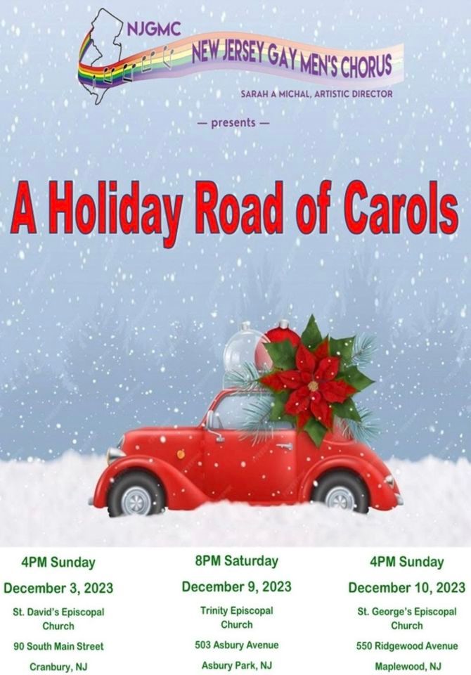 NJ Gay Men’s Chorus A Holiday Road of Carols, Saint David's Episcopal Church, Cranbury