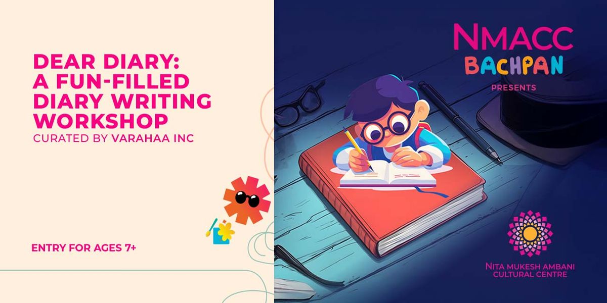 Dear Diary A Fun-Filled Diary Writing Workshop, 24 July | Event in Mumbai | AllEvents
