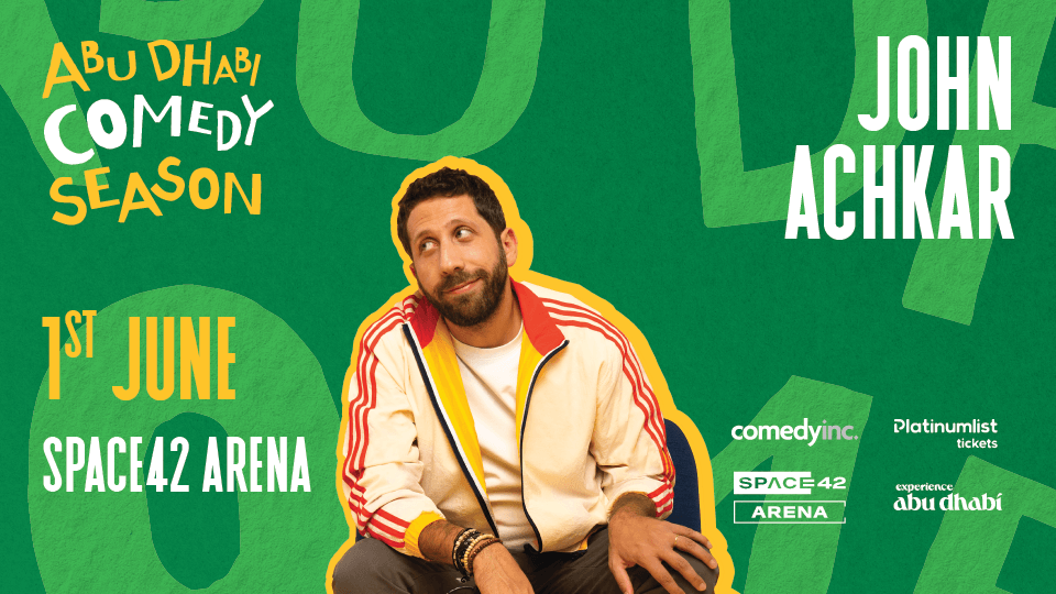 John Achkar in Abu Dhabi, 1 June | Event in Abu Dhabi | AllEvents