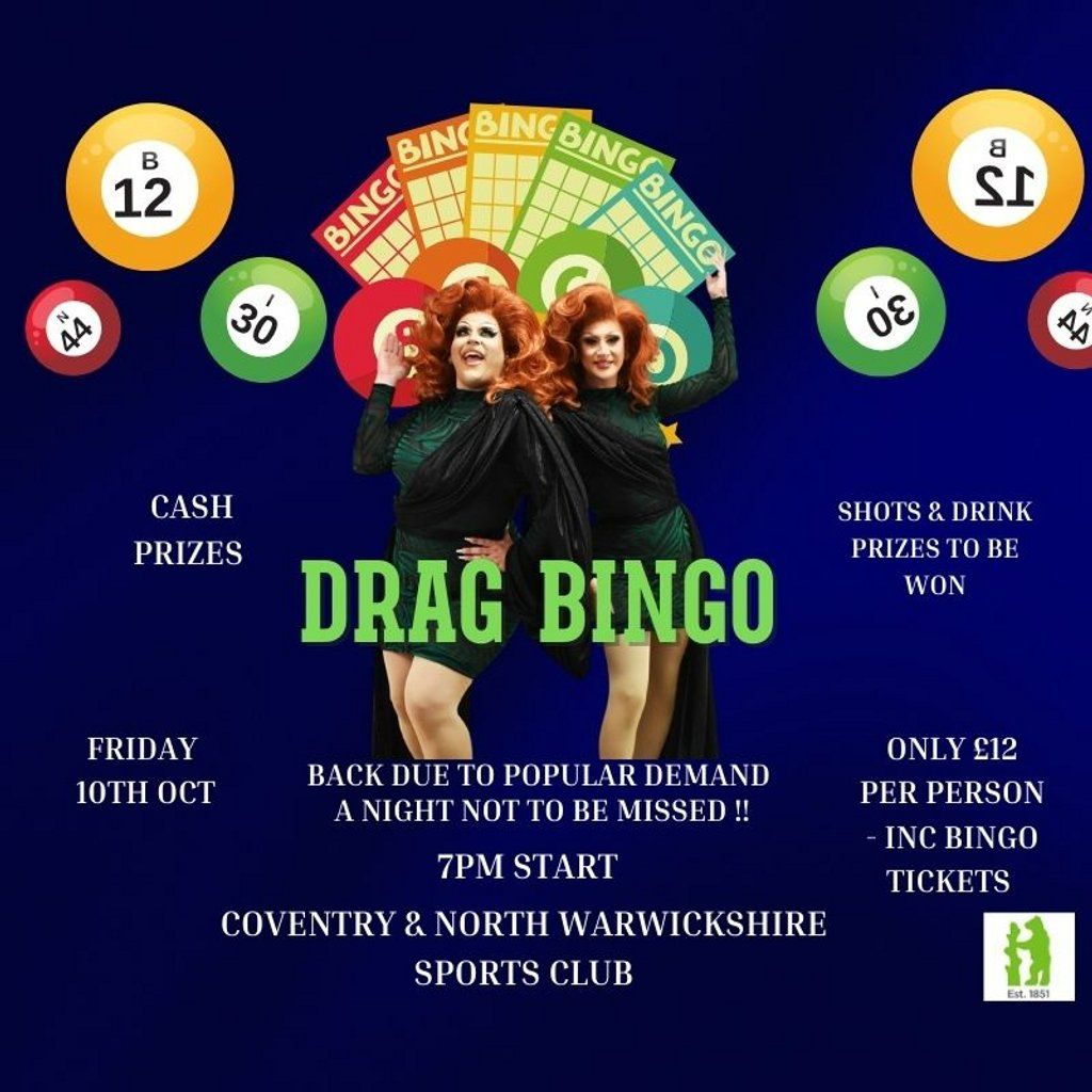 Drag Bingo - its Back, 10 October | Event in Coventry | AllEvents