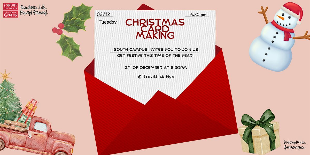 Christmas Card Making ¦ Creu Cerdyn Nadolig, 2 December | Event in Cardiff | AllEvents