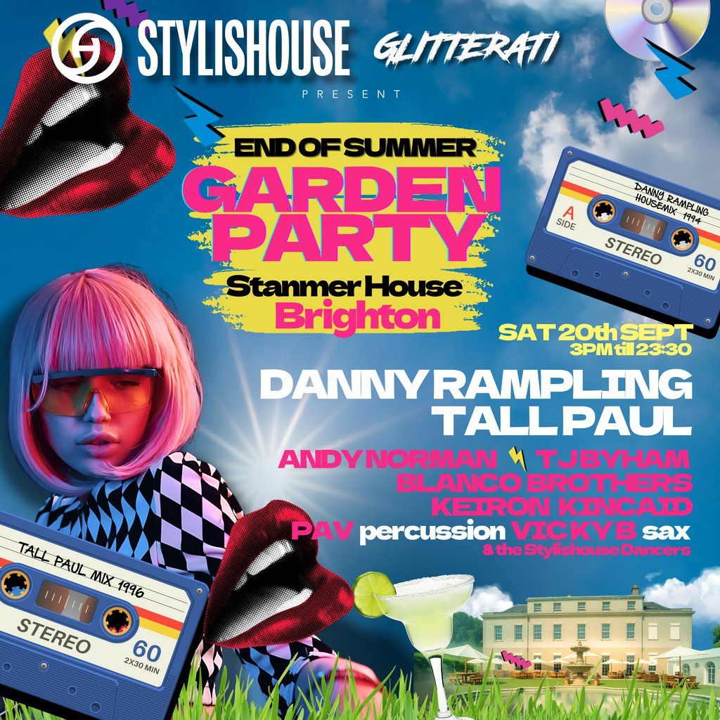 Glitterati & Stylishouse Manor Party: Danny Rampling & Tall Paul, 20 September | Event in Brighton