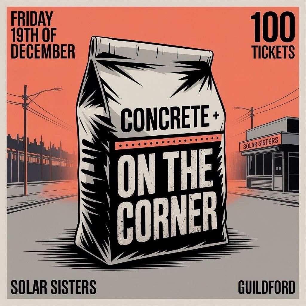 Concrete on the corner, 19 December | Event in Guilford | AllEvents