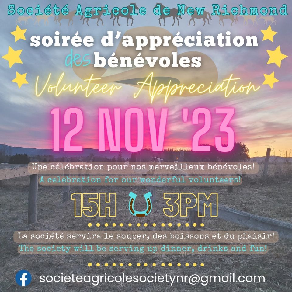 soirée d’appréciation des bénévoles ☆ volunteer appreciation , New ...