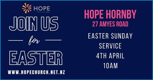 Easter Sunday at Hope Hornby, Hope Presbyterian ...