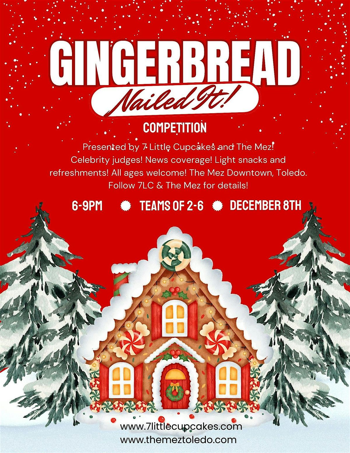 Gingerbread Nailed It Competition!, 8 December | Event in Toledo | AllEvents