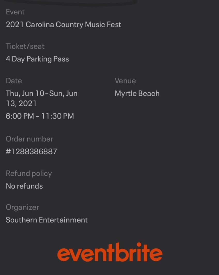 Carolina Country Music Fest - 4 Day Pass at Burroughs and Chapin Pavilion Place, 4 June | Event in Myrtle Beach