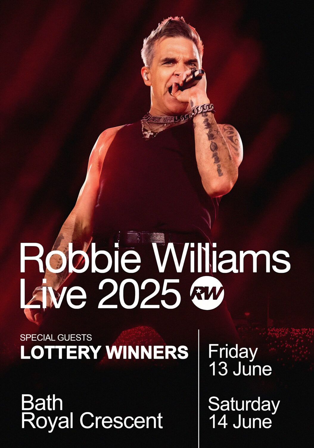 Robbie Williams Bath Tickets, 13 June | Event in Bath | AllEvents