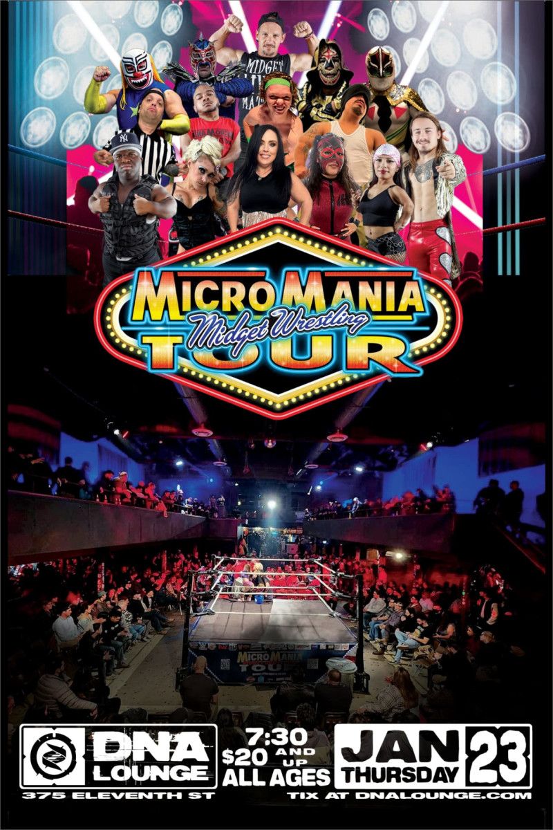 MicroMania Midget Wrestling, 9 May | Event in Lincoln | AllEvents