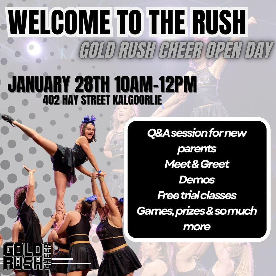Gold Rush Cheer Open Day, 402 Hay Street, Kalgoorlie, WA, Australia