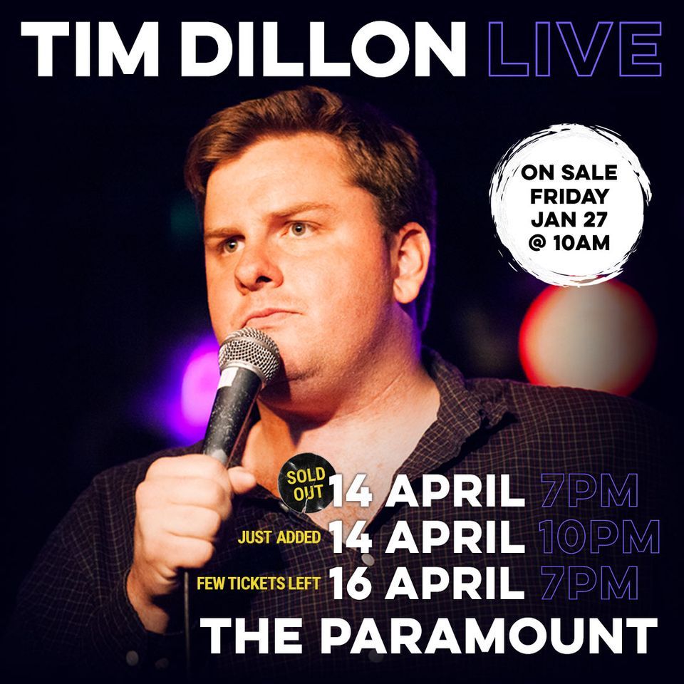 The Paramount Comedy Series Presents Tim Dillon LIVE (EARLY SHOW), The