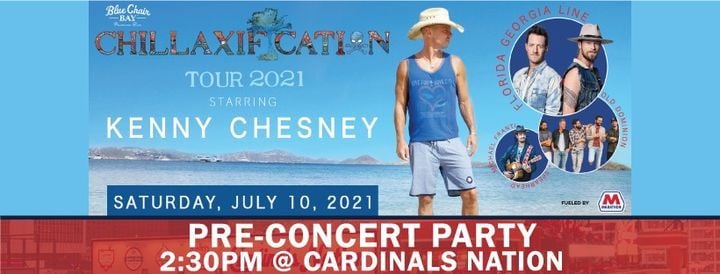 Kenny Chesney Pre Concert Party Cardinals Nation St Louis July 10 2021 Allevents In 2021 Christmas Shows In St Louis