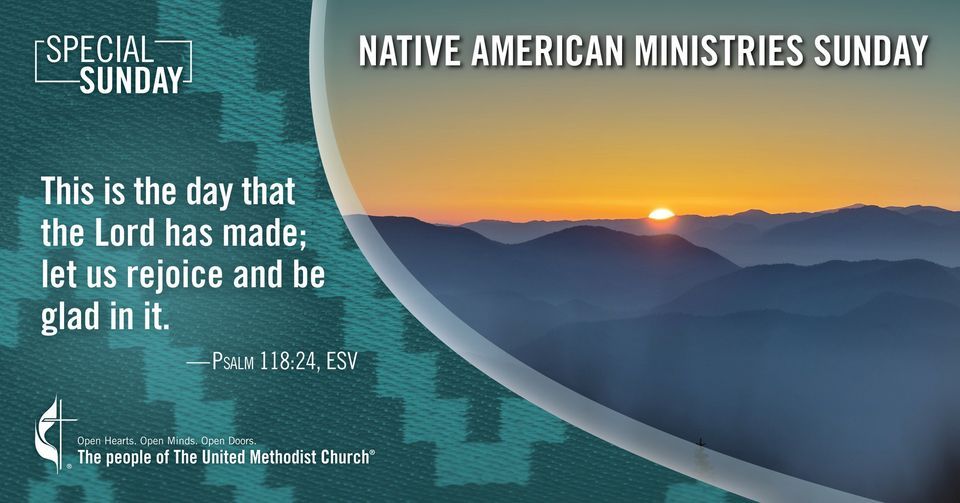 Native American Sunday, CalvaryAsbury UMC, Sudlersville, 14 April 2024