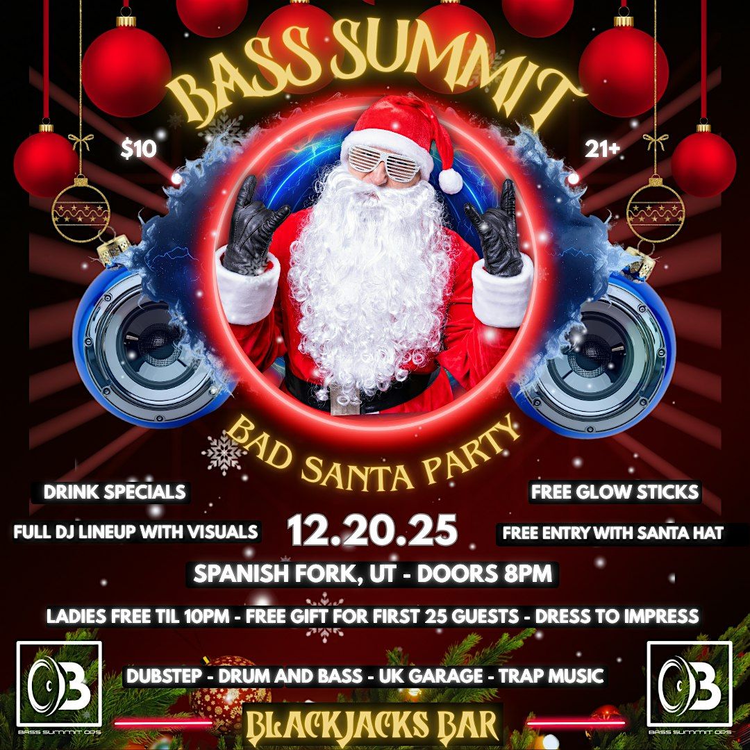 Bass Summit - Bad Santa Party, 20 December | Event in Spanish Fork | AllEvents