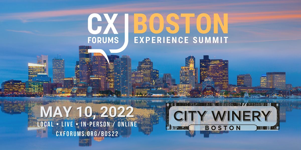 Cx Forums Boston Executive Summit City Winery Boston 19 April Boston Events September 2022