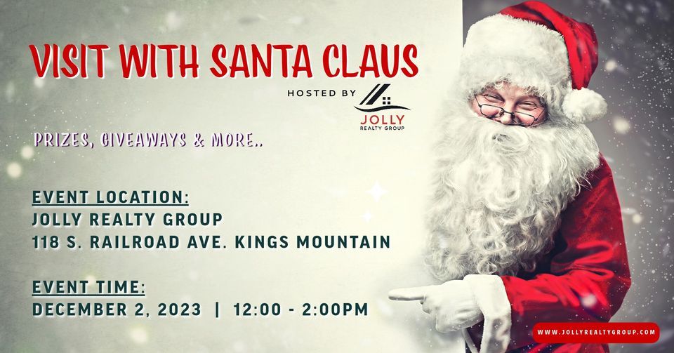 Visit with Santa Downtown KM, Jolly Realty Group, Waco, December 3