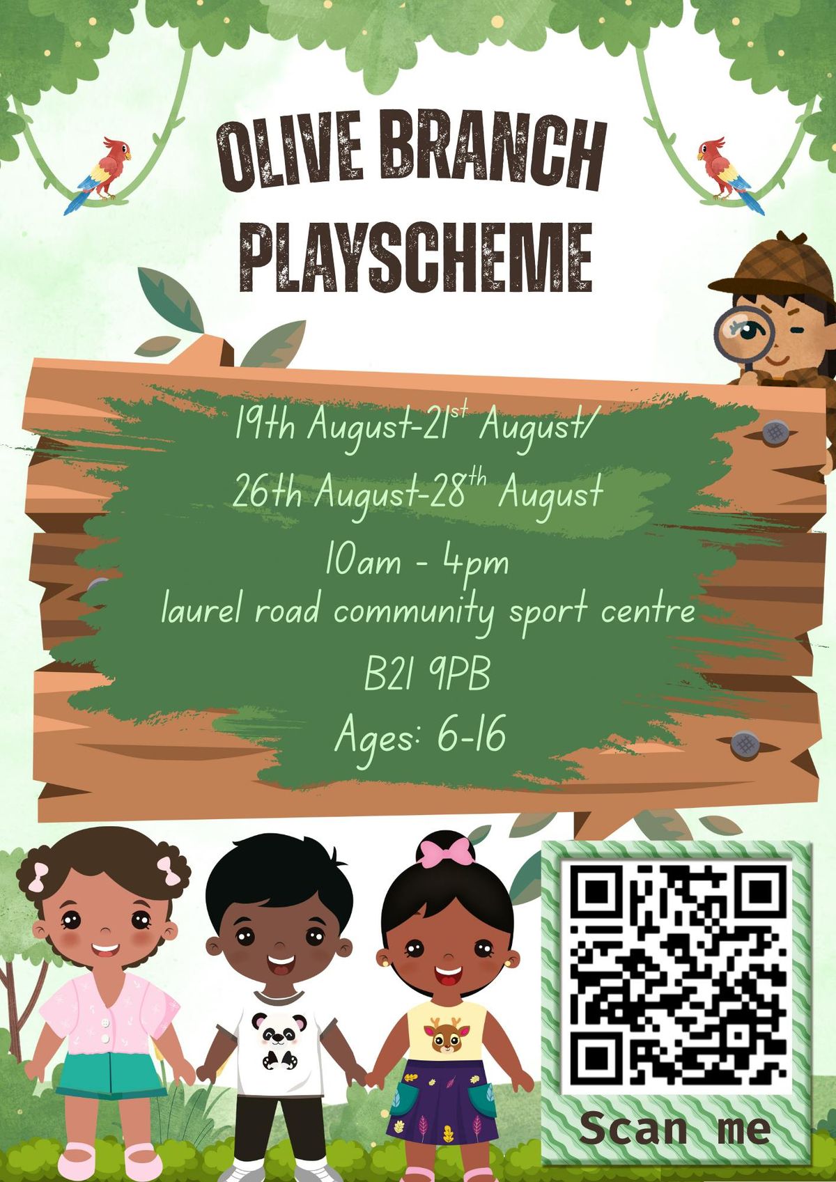 Olive Branch Playscheme, 19 August | Event in Hamstead
 | AllEvents