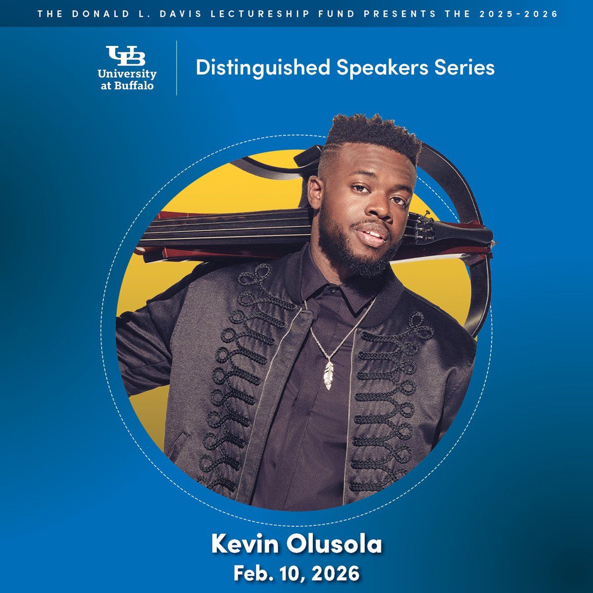 UB Distinguished Speakers Series - Kevin Olusola at UB Center for the Arts - Mainstage Theatre, 10 February