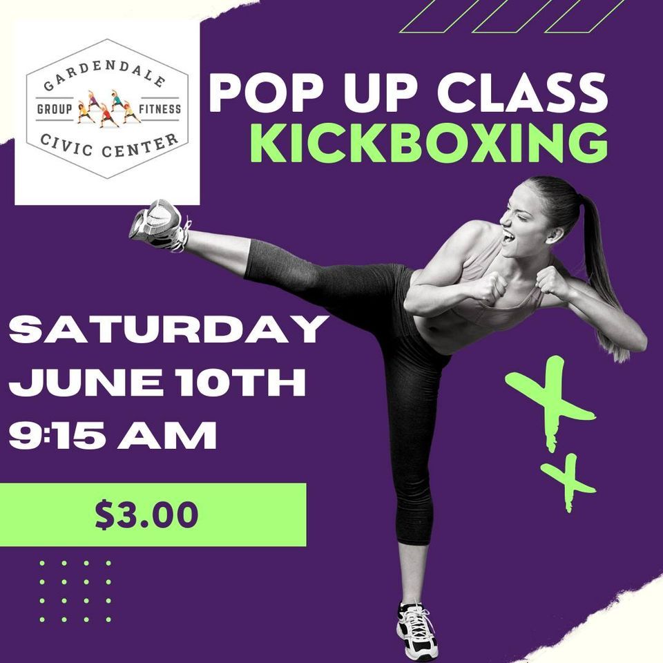 Pop Up Kickboxing Class, Gardendale Civic Center, 10 June 2023