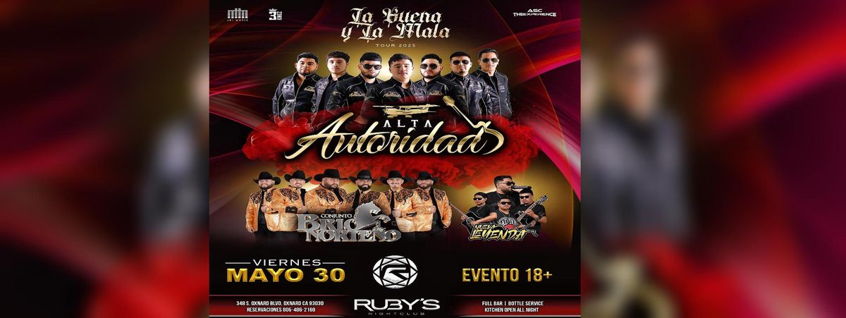 ALTA AUTORIDADY MAS , 30 May | Event in Oxnard | AllEvents