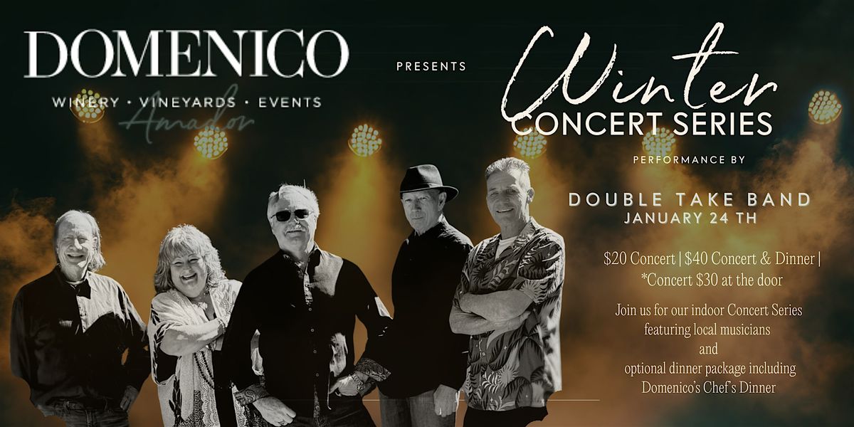 2026 Winter Concert Series at Domenico Winery Amador - February