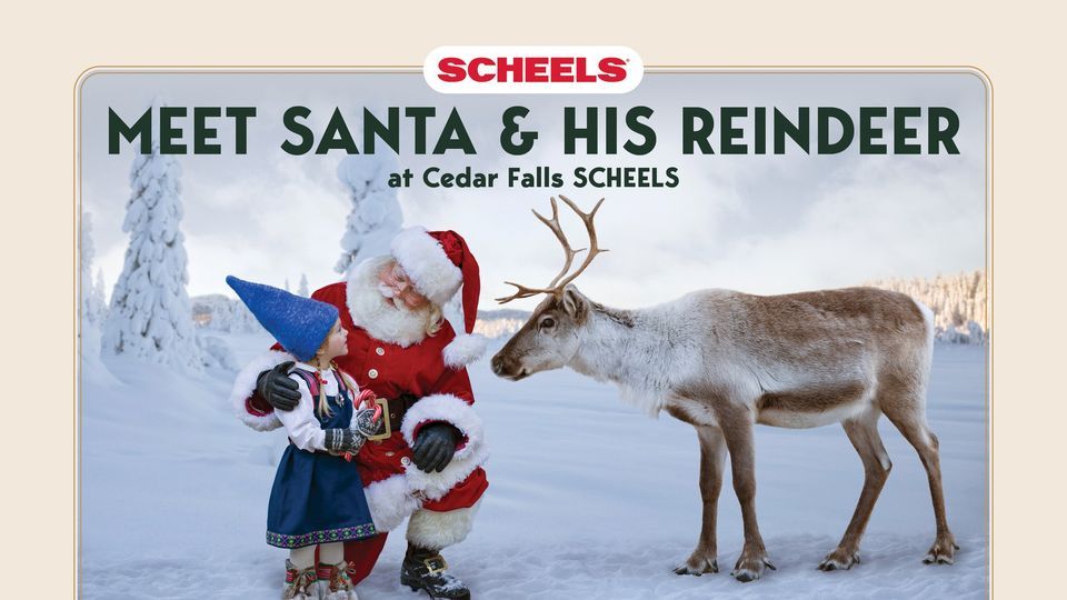 Meet Santa and his Reindeer, Scheels (Cedar Falls, IA), December 6 2022