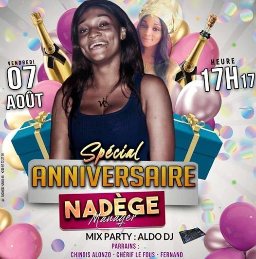 Special Anniversaire De Manager Nadege At Keur Samba Cotonou