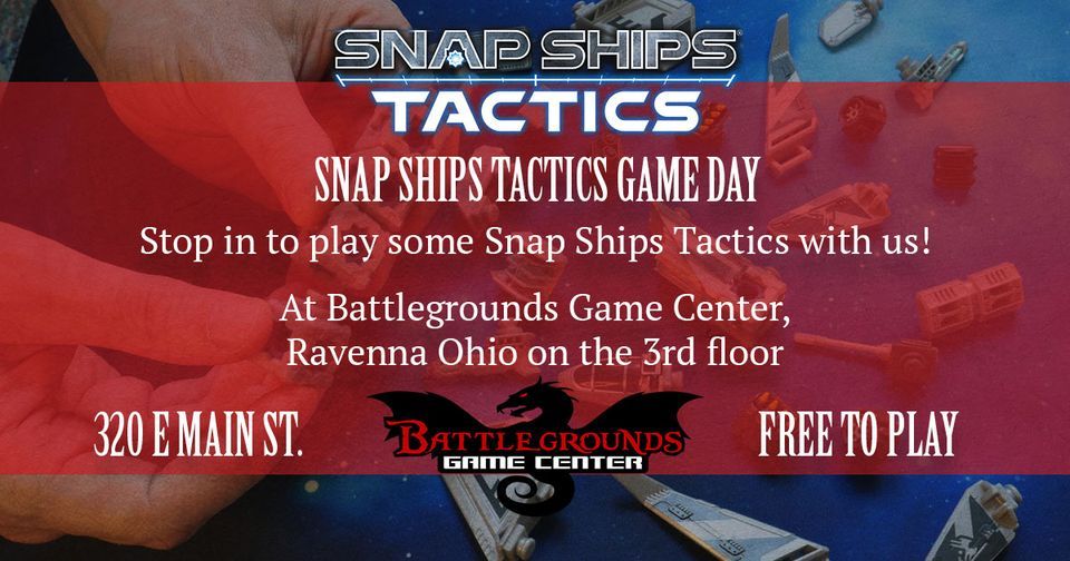Snap Ships Tactics Game Day Dec 10th, Battlegrounds Game Center