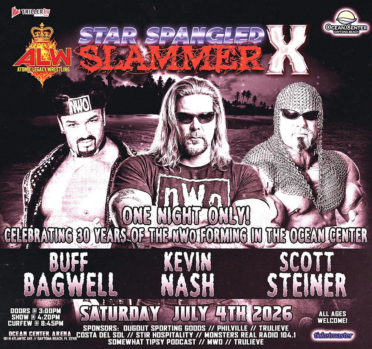 KEVIN NASH \u25cf SCOTT STEINER \u25cf BUFF BAGWELL PHOTO OP