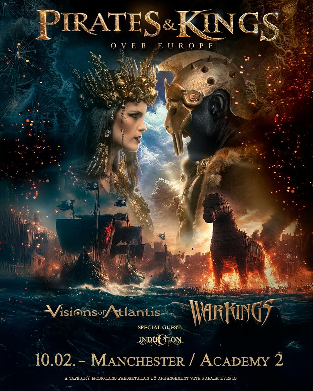 Visions Of Atlantis + Warkings, 10 February | Event in Manchester | AllEvents