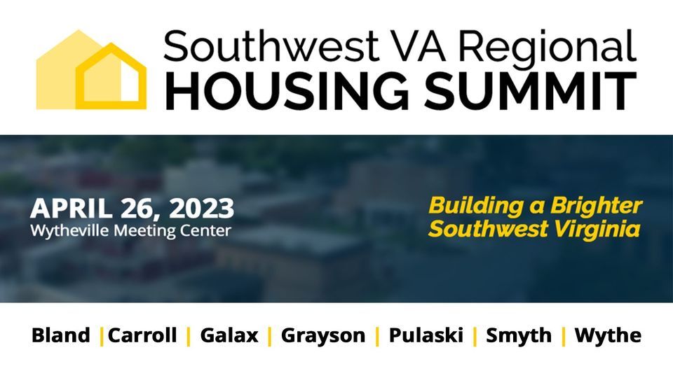 Southwest VA Regional Housing Summit, Wytheville Meeting Center, 26