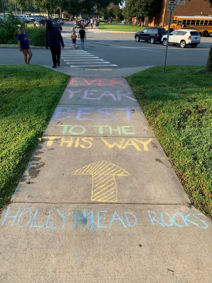 2023 Chalk the Walk, Hollymead Elementary School PTO, 22 August 2023