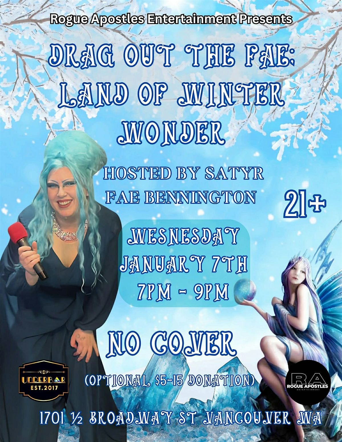 Drag Out The Fae: Land Of Winter Wonder, 7 January | Event in Vancouver | AllEvents