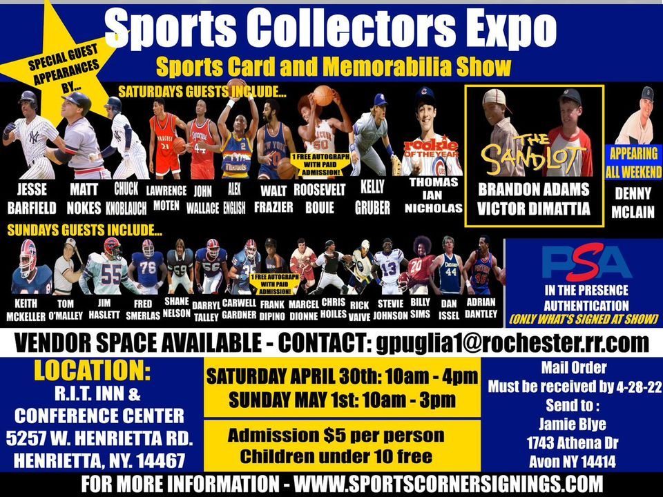 Sports Collectors Expo Autographs & Collectibles, RIT Inn