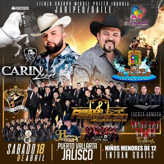 Carin León en Puerto Vallarta, La Explanada Vallarta, Autlan De Navarro