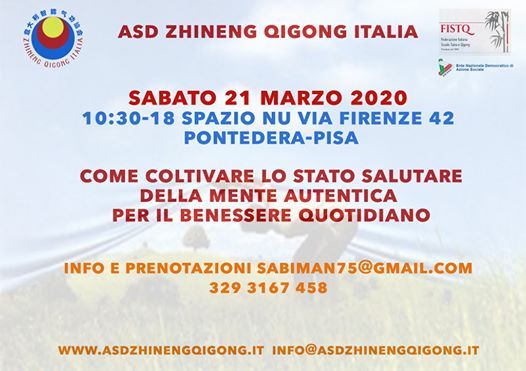 Gestire Il Pensiero Compulsivo Serenita Con Il Zhineng Qigong At