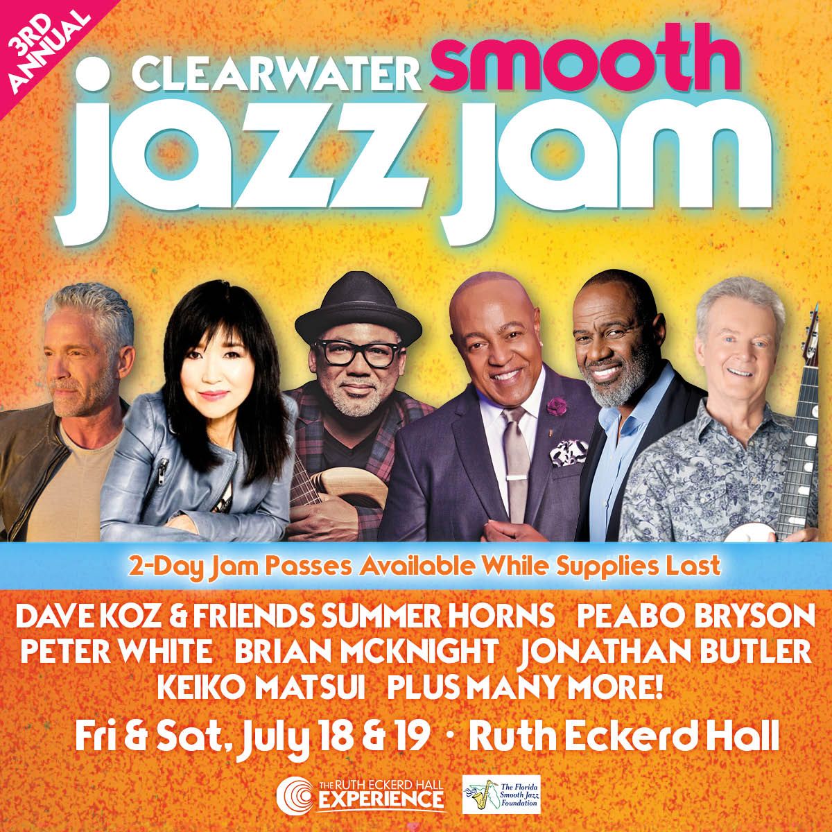 Clearwater Smooth Jazz Jam at Ruth Eckerd Hall, 18 July | Event in Clearwater | AllEvents