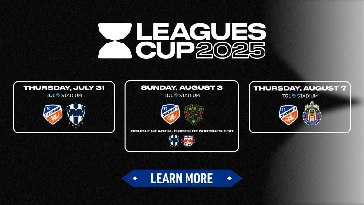 Leagues Cup: FC Cincinnati vs. FC Juarez, 2 August | Event in Cincinnati | AllEvents