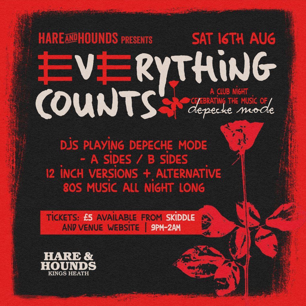 Everything Counts - Depeche Mode Club Night!, 16 August | Event in Birmingham | AllEvents