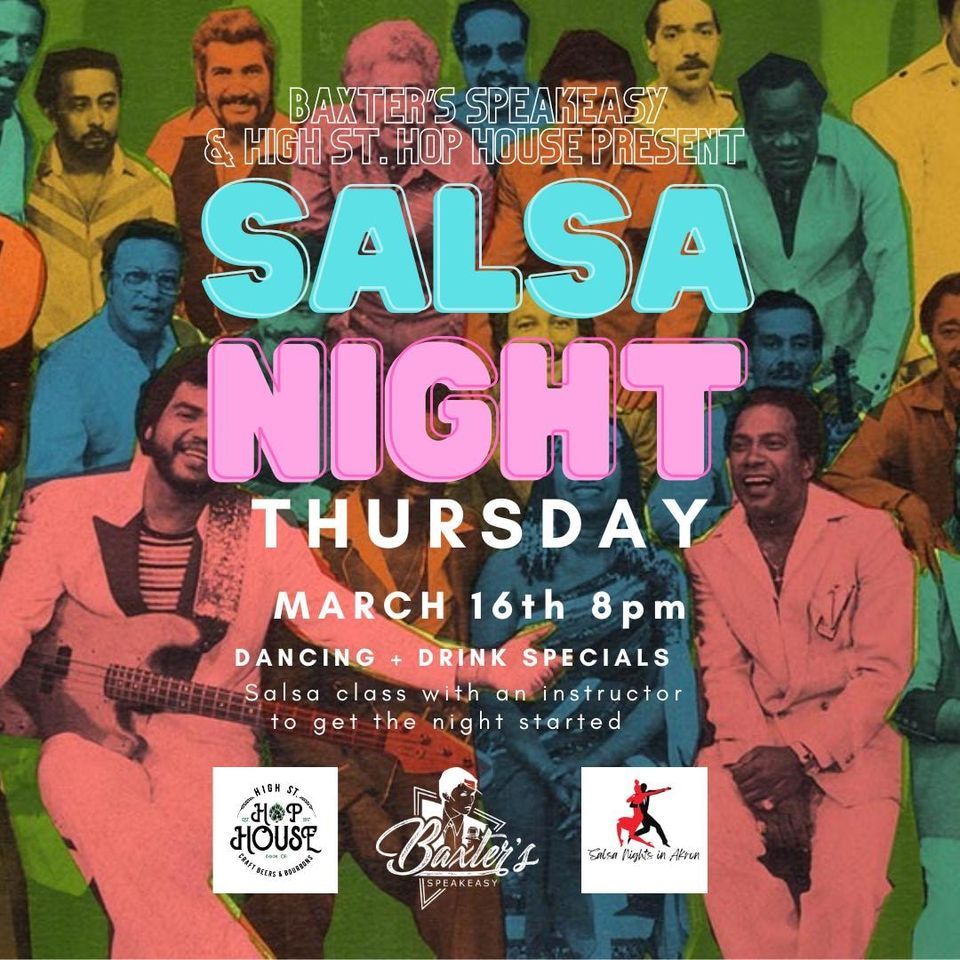 Pot of Salsa Gold, Baxter’s Speakeasy, Akron, March 16 2023 AllEvents.in