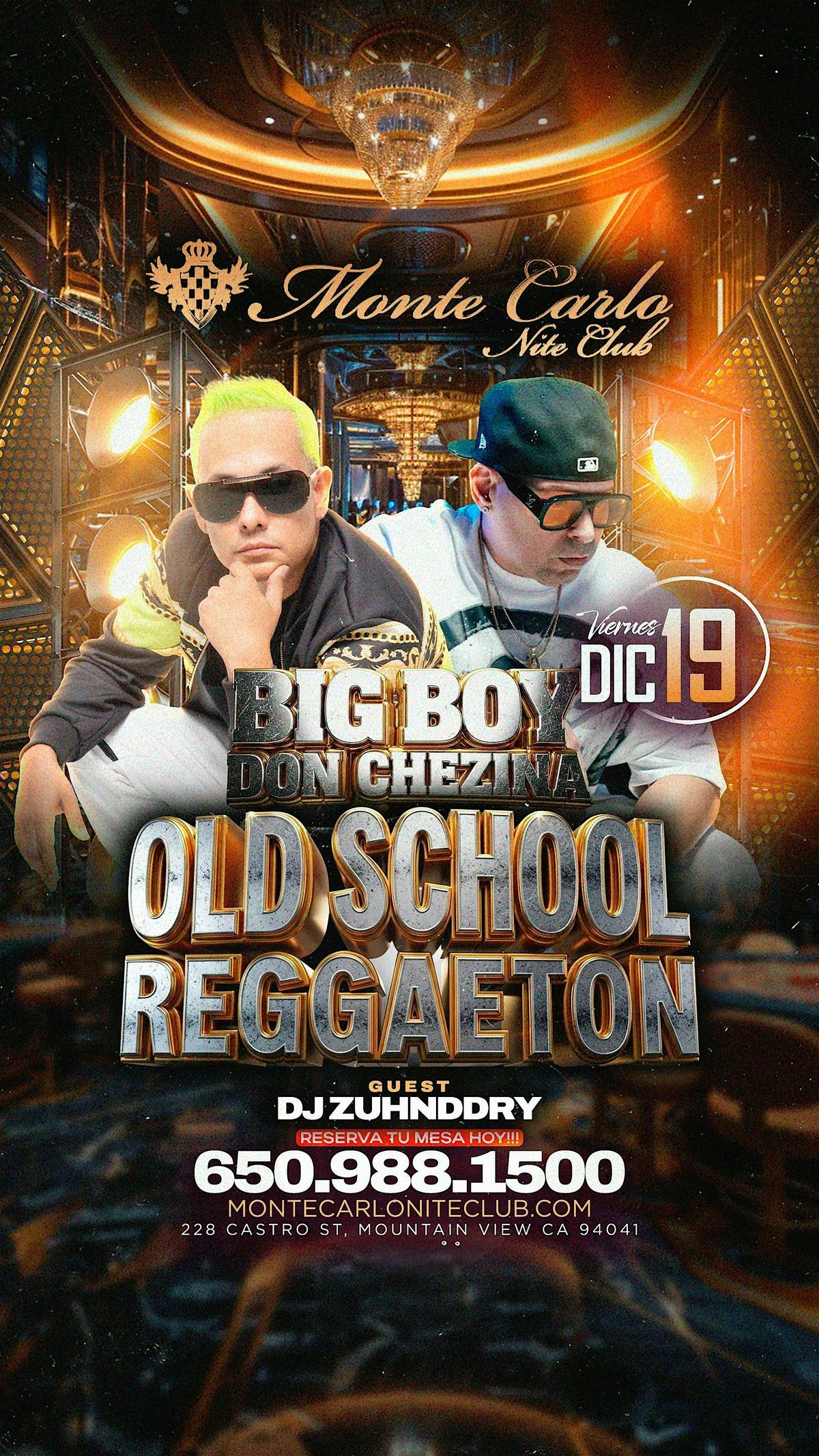 BIG BOY & DON CHEZINA en CONCIERTO, 19 December | Event in Mountain View | AllEvents