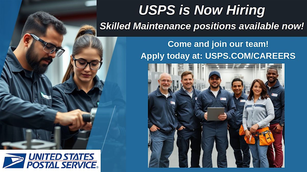 USPS Skilled Maintenance Job Fair, 13 January | Event in Columbus | AllEvents