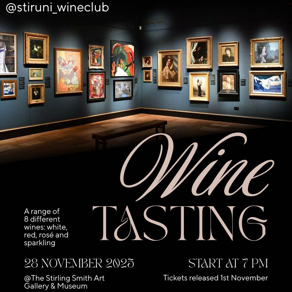 Wine Tasting Experience, 28 November | Event in Stirling | AllEvents