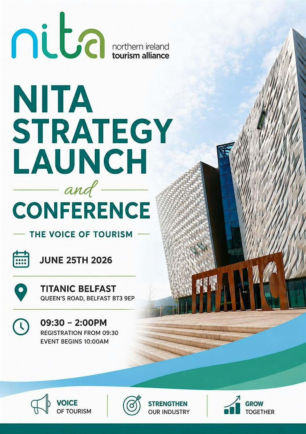 Teletech Arena NI Tourism Alliance Strategy Launch and Conference, Titanic Belfast, 25 ...