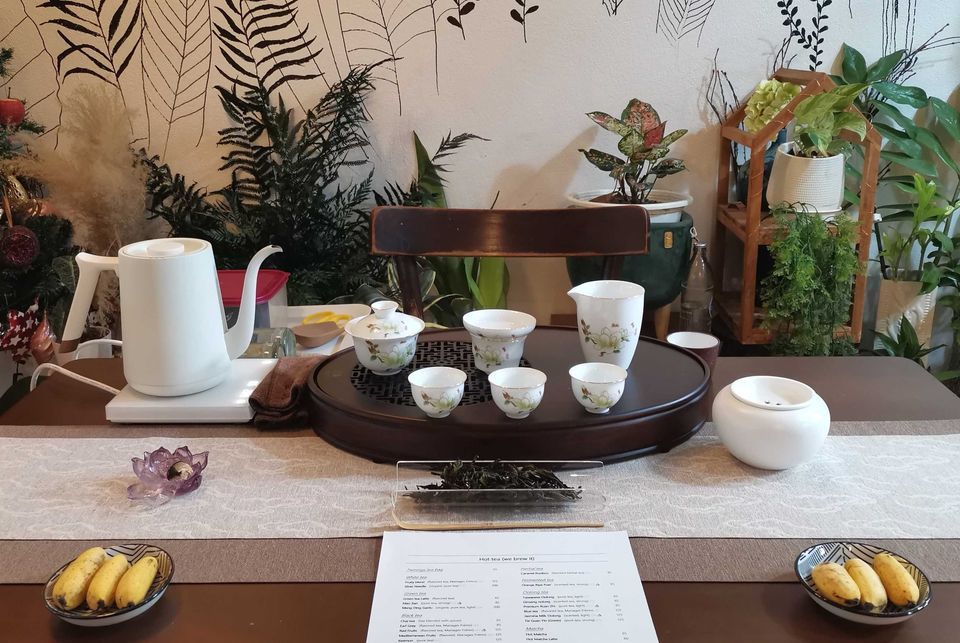 Tea tasting part 1: taste all 6 tea types in 2 hours!, Iris café Nimman ...